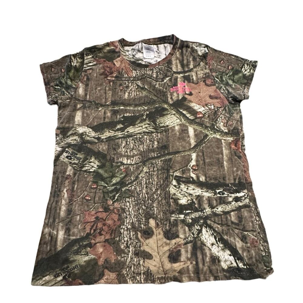 Mossy Oak Breakup Camo Women's Size Large Short Sleeve T-Shirt
